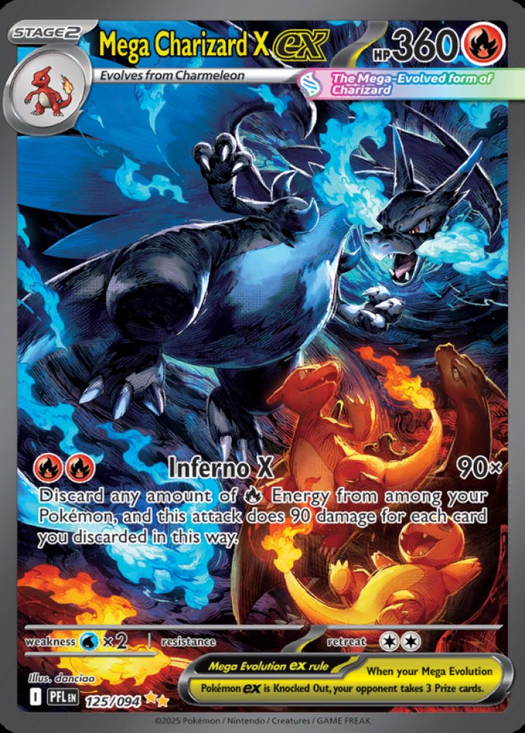 Mega Charizard X ex - 125/094