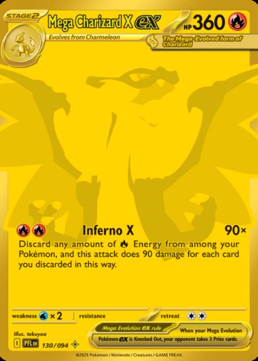 Mega Charizard X ex - 130/094