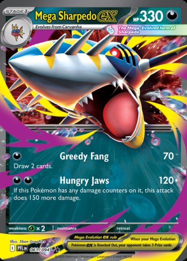 Mega Sharpedo ex - 061/094