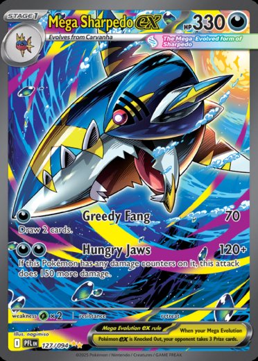 Mega Sharpedo ex - 127/094