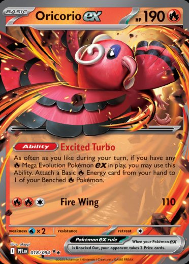 Oricorio ex - 018/094