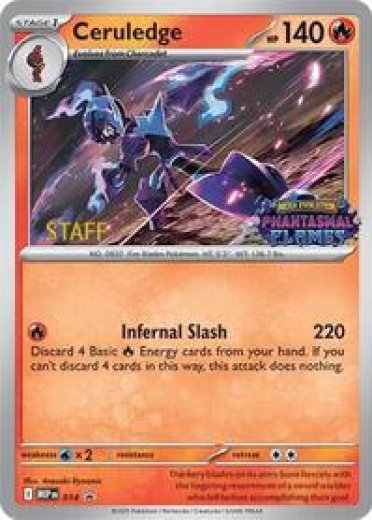 Ceruledge (Prerelease) [Staff]