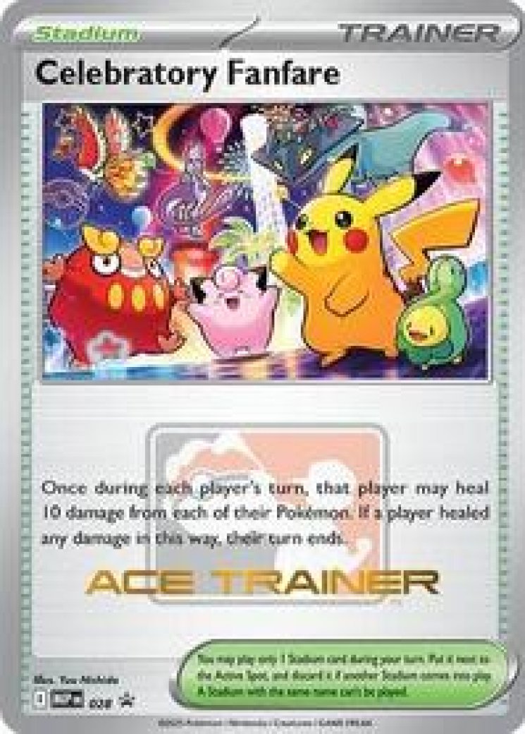 2025 Pokémon TCG Celebratory Fanfare Celebratory Fanfare (Ace Trainer) 28 Price 2026 | Mega Evolution Promo