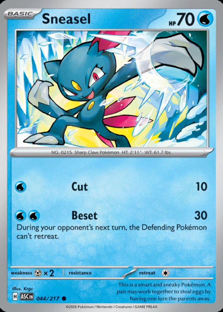 Sneasel 25/111 Price 2026 | Neo Genesis