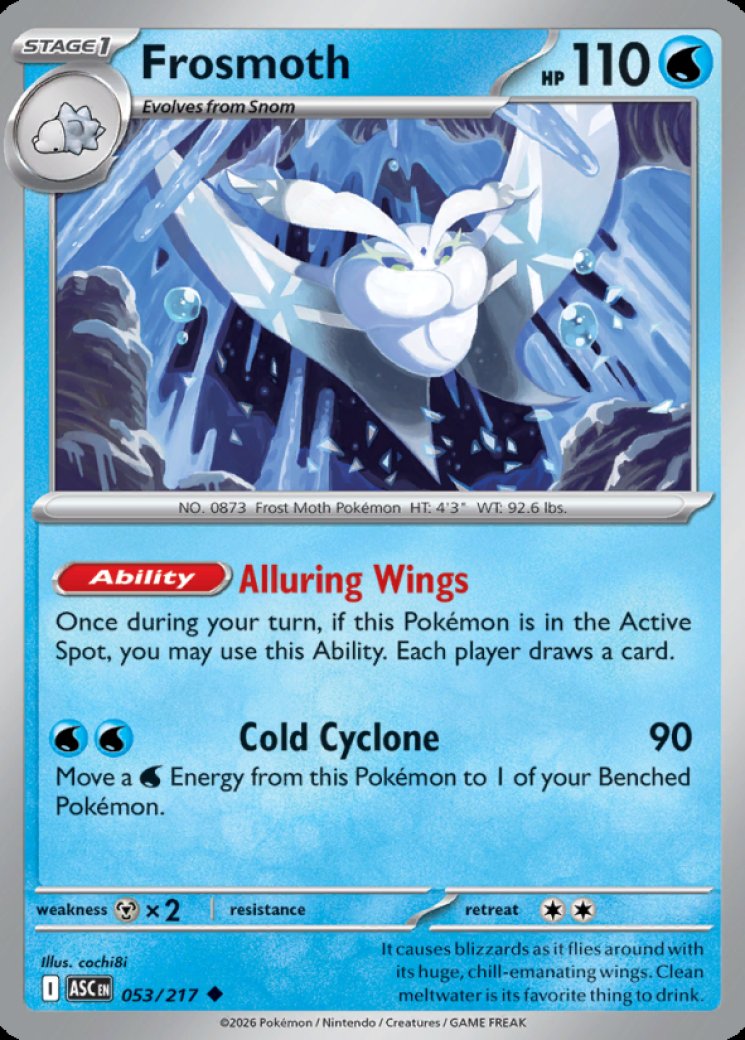 shiny frosmoth pokemon card 204/192 Rebel Clash PSA 10 – Zapp! Comics Placeholder Image Provided Frosmoth | Dex - for