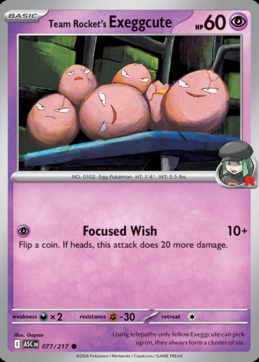 Team Rocket's  exeggcute