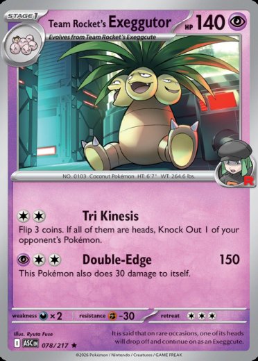 Team Rocket's  exeggutor