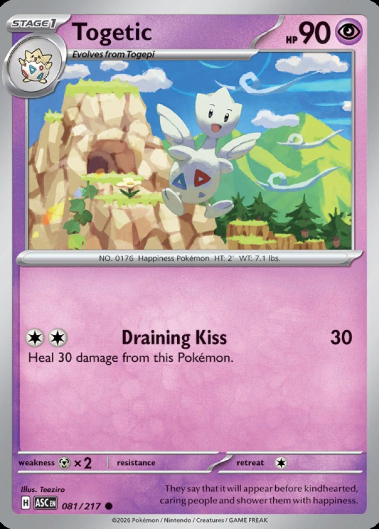 light togetic pokemon card value PSA (MINT 9) Togetic-holo #15 (You must still do anything else in order to use that attack.) (No matter what type the Defending Pokemon is Pokemon Company Neo Destiny Light