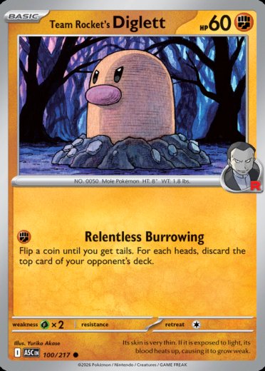 Team Rocket's Diglett