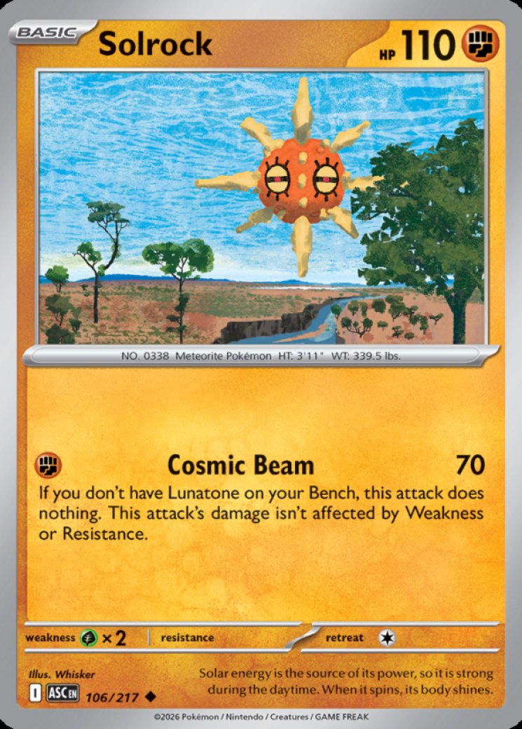 solrock pokemon card value pokemon card solrock Pokemon - Mega Evolution - Mega Brave