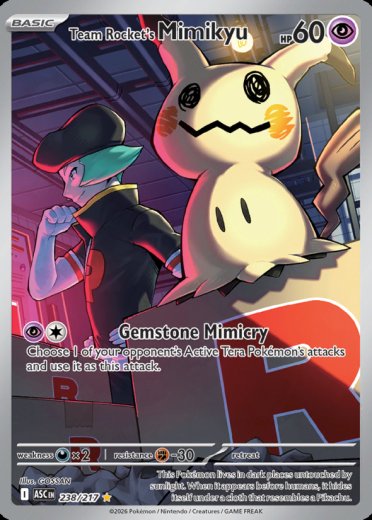 Team Rocket's Mimikyu - 238/217