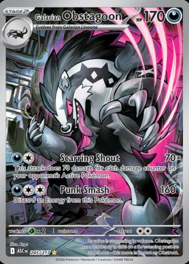 Galarian Obstagoon - 245/217
