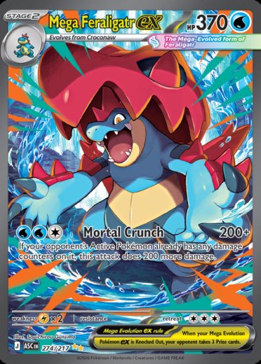 Mega Feraligatr ex - 274/217