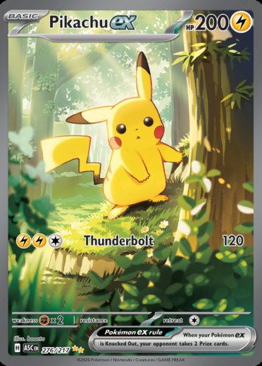 Pikachu ex - 276/217