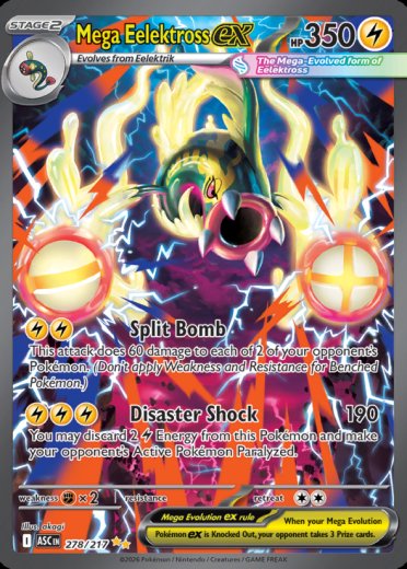 Mega Eelektross ex - 278/217