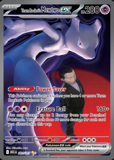 Team Rocket's Mewtwo ex - 281/217