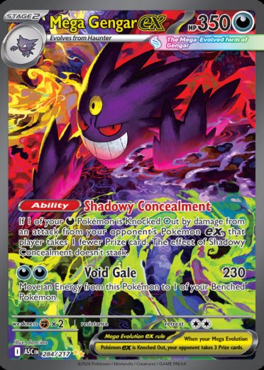 Mega Gengar ex - 284/217