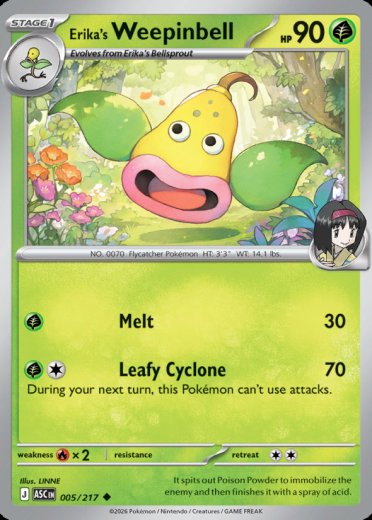 Erika's Weepinbell (Poke Ball)