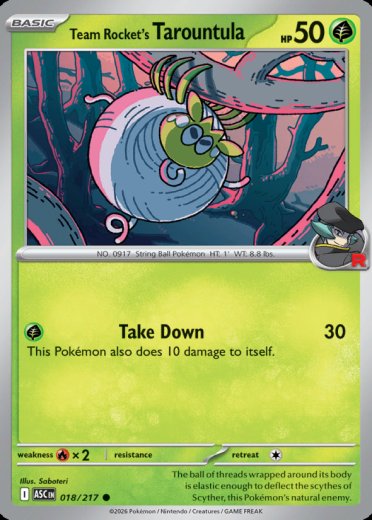 Team Rocket's Tarountula (Team Rocket)