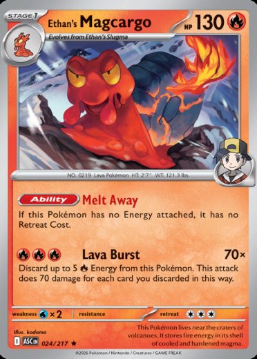 Ethan's Magcargo - 024/217 (Poke Ball)