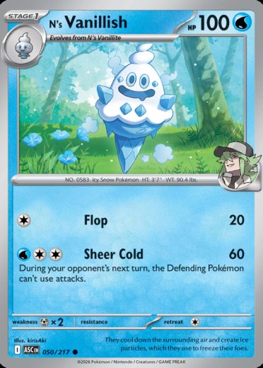 N's Vanillish (Poke Ball)