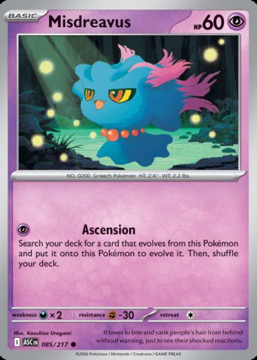 Misdreavus - 085/217 (Dusk Ball)