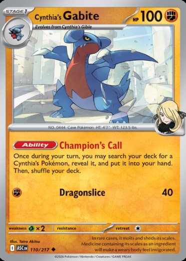 Cynthia's Gabite (Poke Ball)