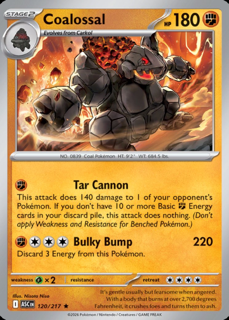 gold coalossal pokemon card price - SV069/SV122 - Shining Fates - Shiny Vault Card Number / Rarity Coalossal Card Prices & Value