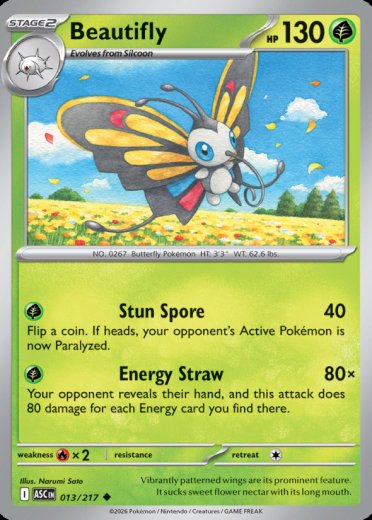 Beautifly - 013/217 (Energy Symbol Pattern)