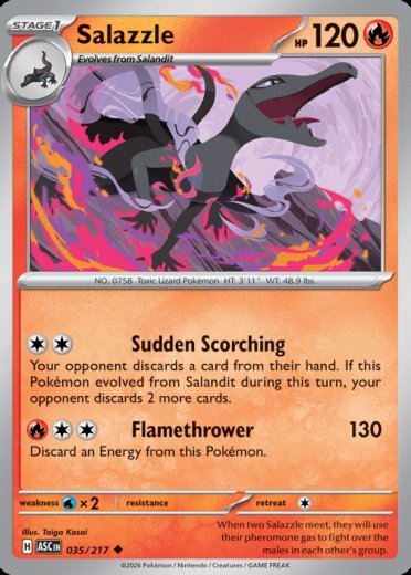 Salazzle - 035/217 (Energy Symbol Pattern)