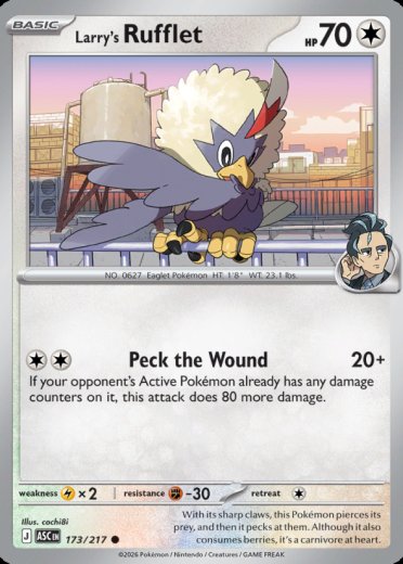 Larry's Rufflet (Energy Symbol Pattern)