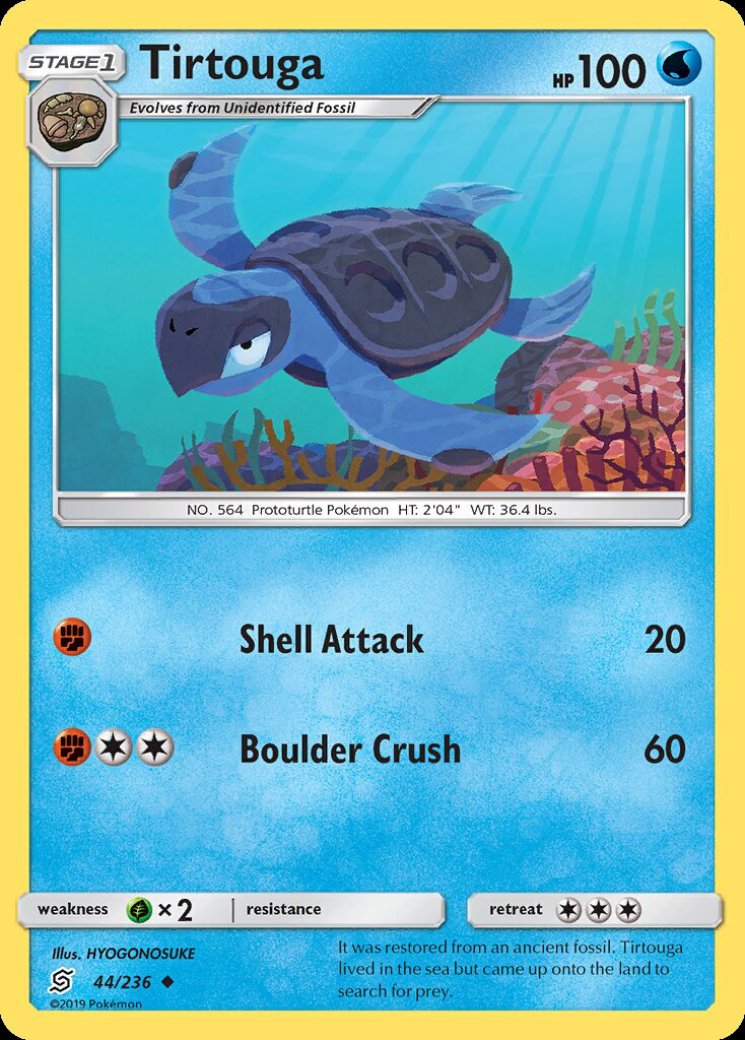 turtle pokemon card Super Water Arrow BlastoiseFan Art Gold Water x2 Retreat Cost Tirtouga Card Prices & Value