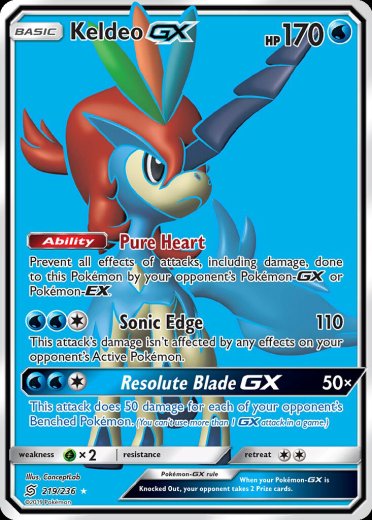 Keldeo GX (Full Art)