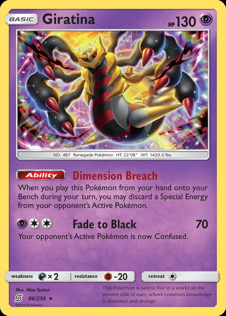 Giratina 86/236 Price 2026 | Unified Minds