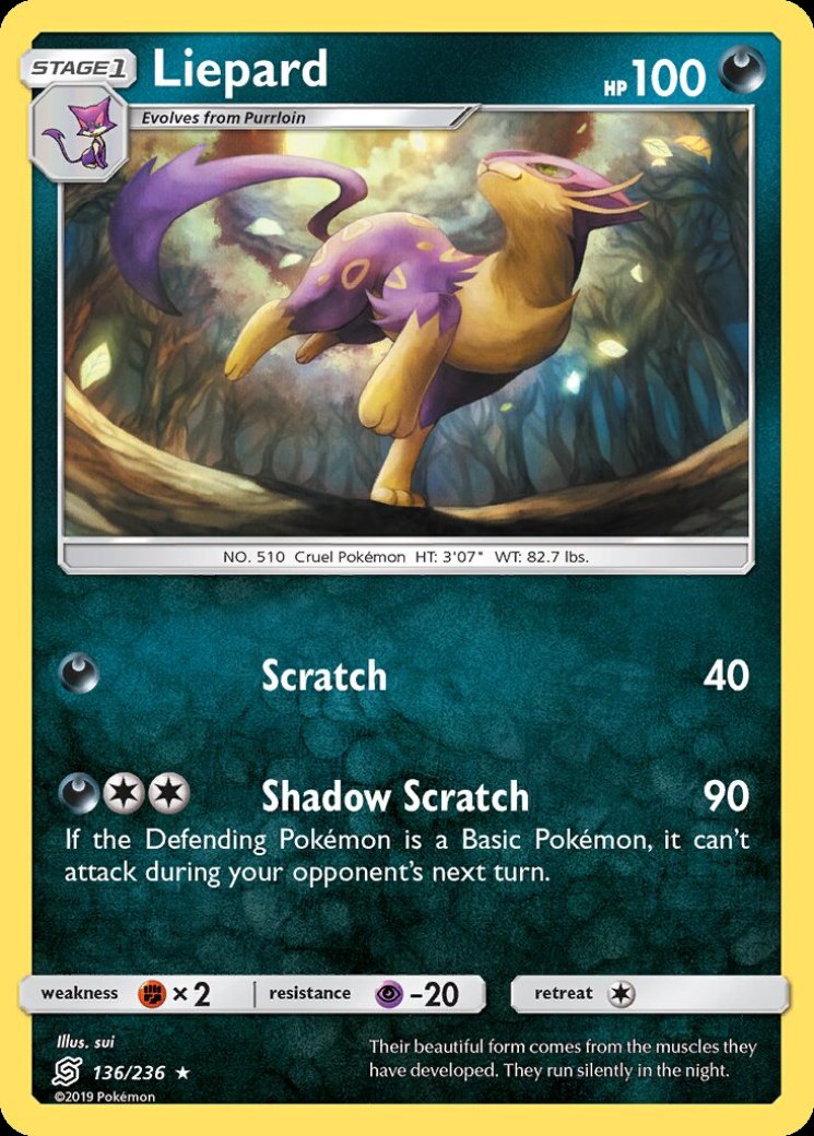 liepard v pokemon card value Liepard #053 main image 0