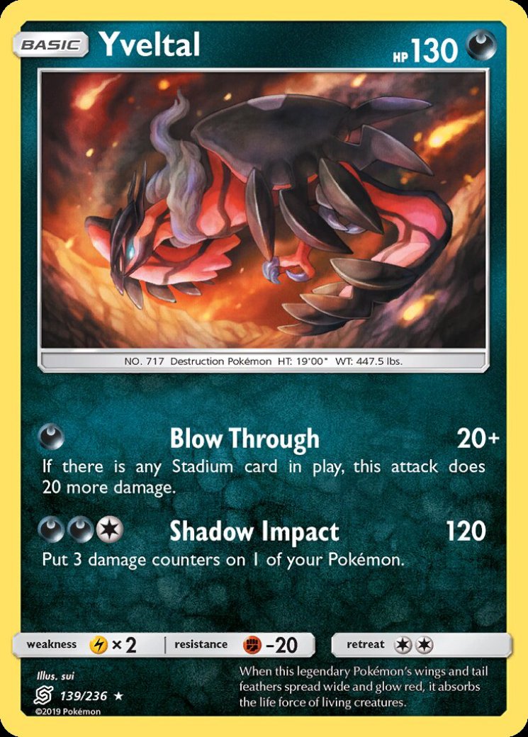 Yveltal BREAK - Steam Siege - Pokemon Card Prices & Trends