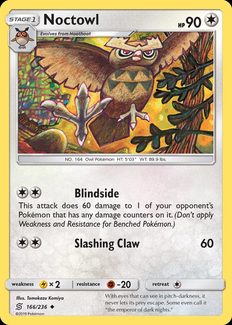 noctowl pokemon card value Noctowl main image 0
