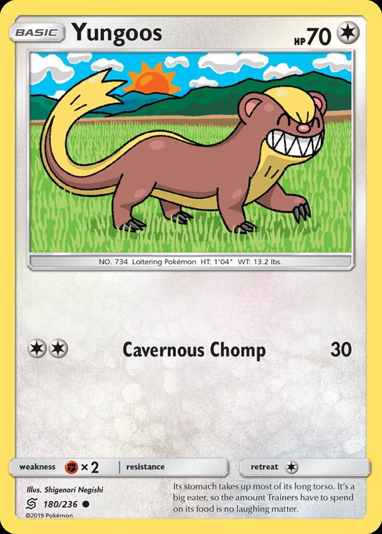 yungoos pokemon card value Yungoos Cards | Dex