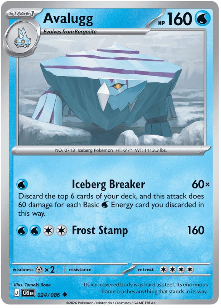 Avalugg - Pokemon Card Prices & Trends