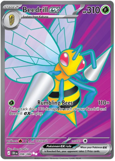 Beedrill ex - 098/086