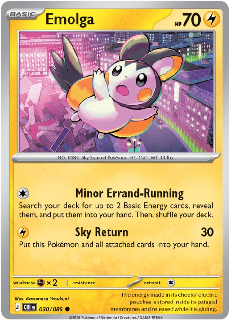 emolga pokemon card full art (Full Art) RC23 Price 2026 this attack does 30 more damage. Emolga (Full Art) Holofoil Ultra