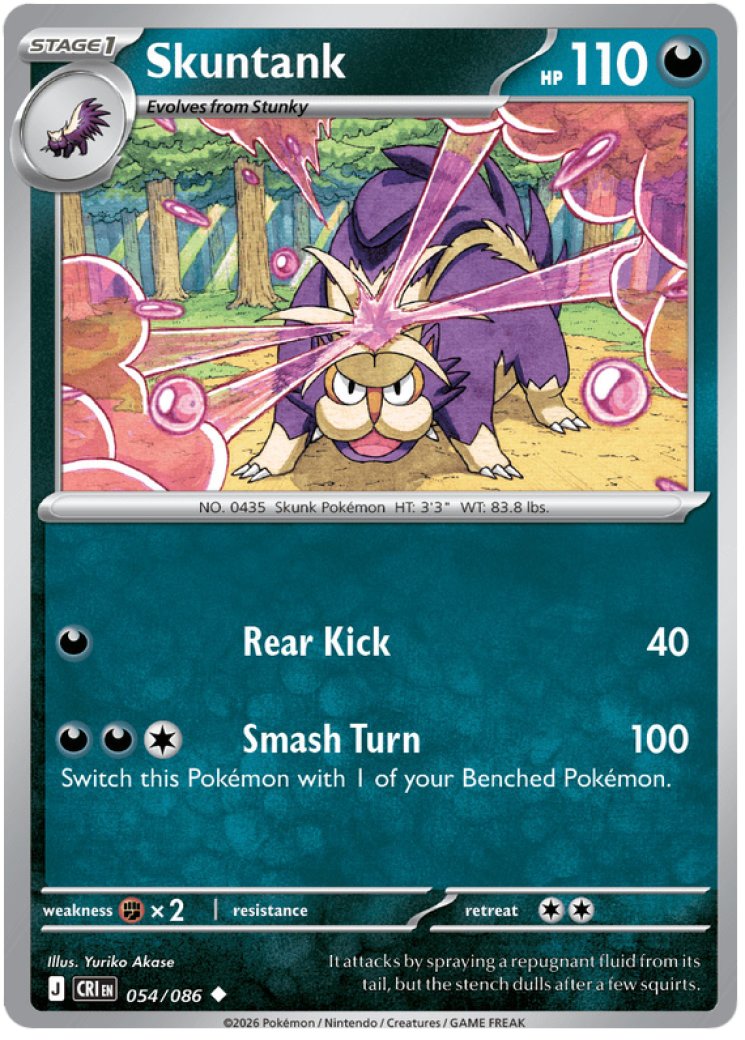 skuntank v pokemon card price Fullart 180/195 New this attack does 120 damage instead Skuntank V (Full Art) 180/195