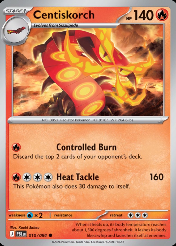 Centiskorch 10/84 Price 2026 | Pitch Black Centiskorch 10/84 Price 2026 | Pitch Black