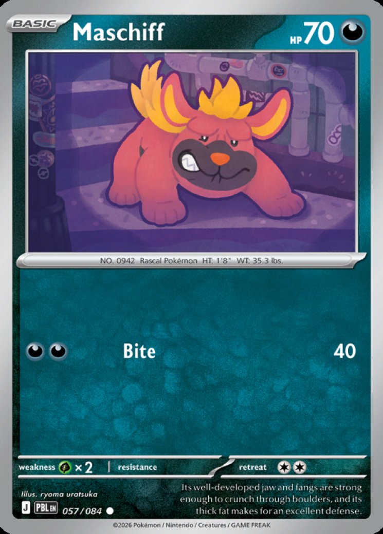maschiff pokemon card value - Scarlet & Violet - SVP - Black Star Promos - [D] Ambush (10+) Flip a coin Maschiff Card Prices & Value