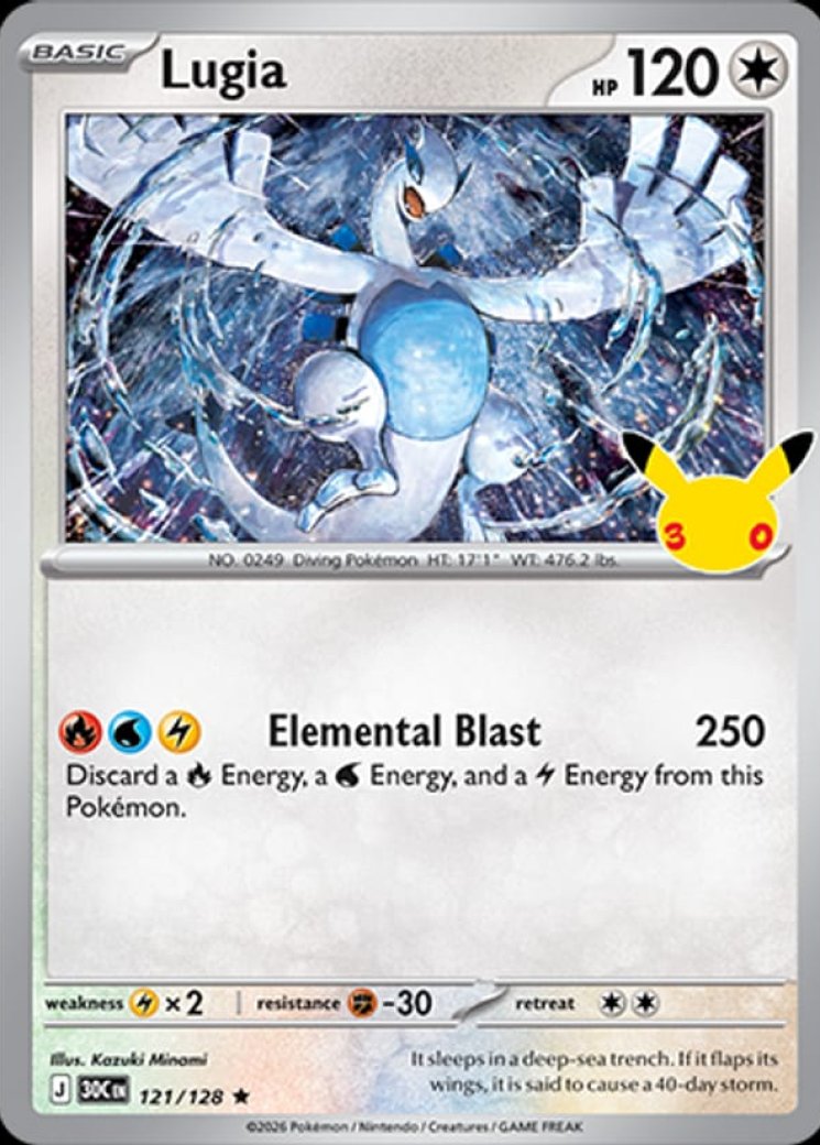 Lugia 121/128 Price 2026 | 30th Celebration