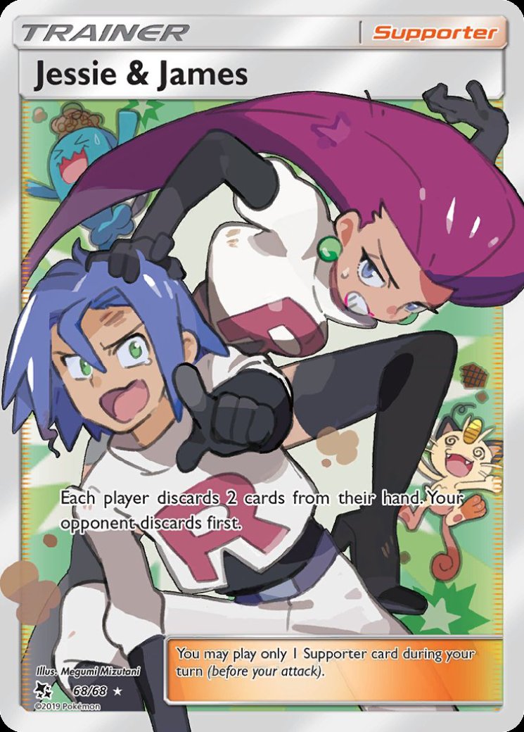 Jessie & James (Full Art) 68/68 Price 2026 | Hidden Fates