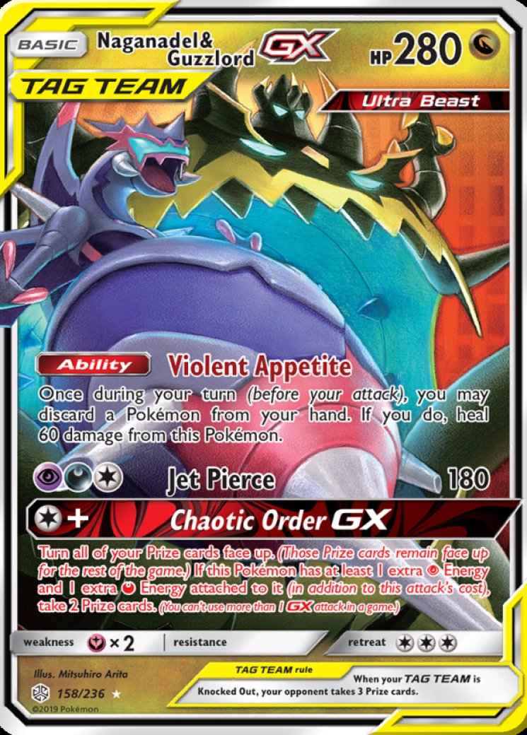 Naganadel & Guzzlord GX - Cosmic Eclipse - Pokemon Card Prices