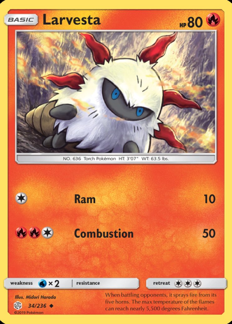 Larvesta - Pokemon Card Prices & Trends