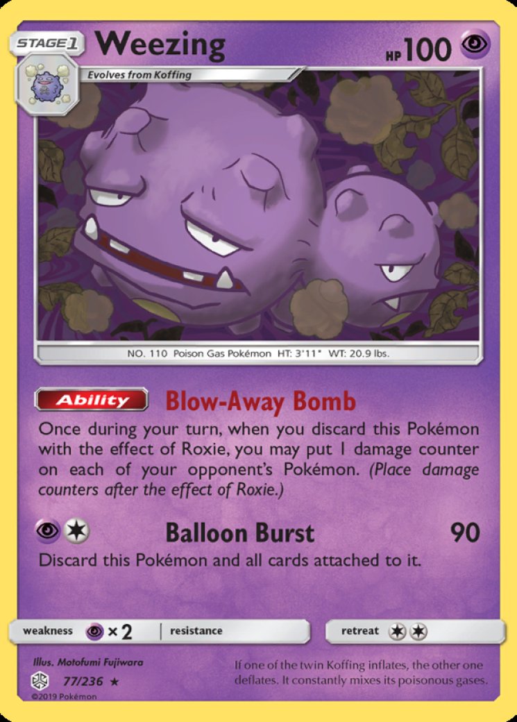 Weezing 77/236 Price 2026 | Cosmic Eclipse