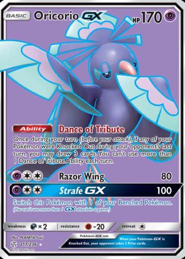 Oricorio GX (Full Art)
